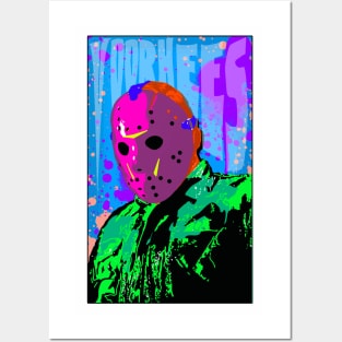 Psychadelic Voorhees 3 Posters and Art